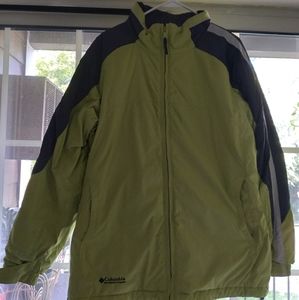 Columbia Green Winter Coat - women's XL